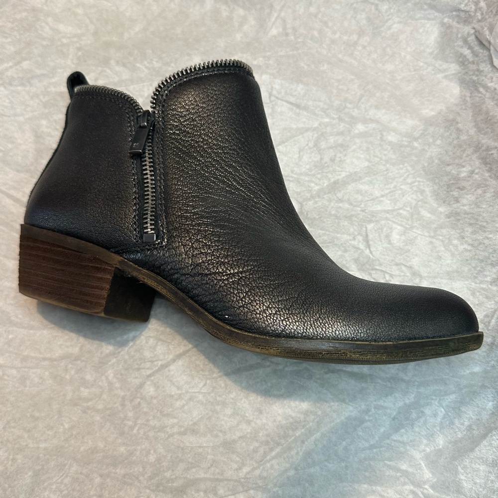 Lucky Brand Brown Leather Booties